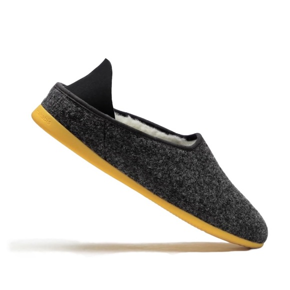 MAHABIS Classic Men's Gray Wool Felt Slip-On Shoes Slippers Size 45 us 11 - Picture 1 of 13